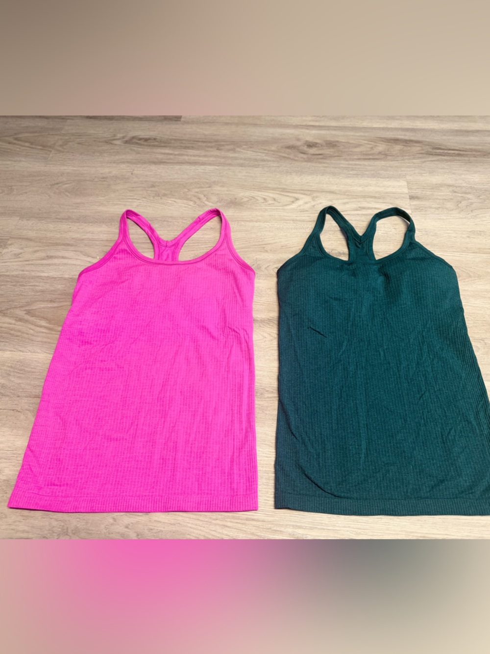 Lululemon Ebb to  Street tanks with B/C cup support